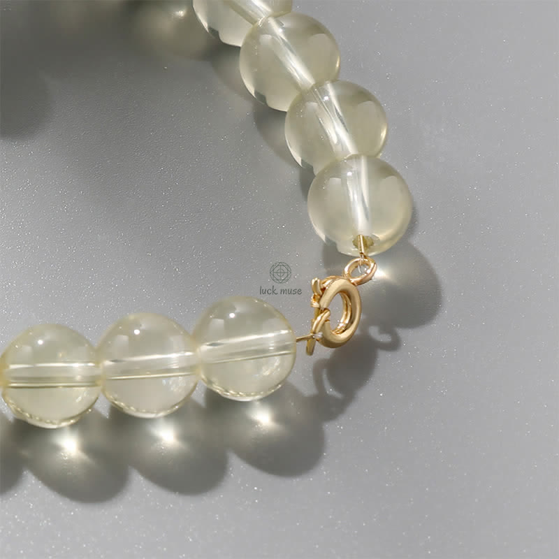 Luck Muse Citrine Prosperity Bracelet in 925 Sterling Silver - Image 2