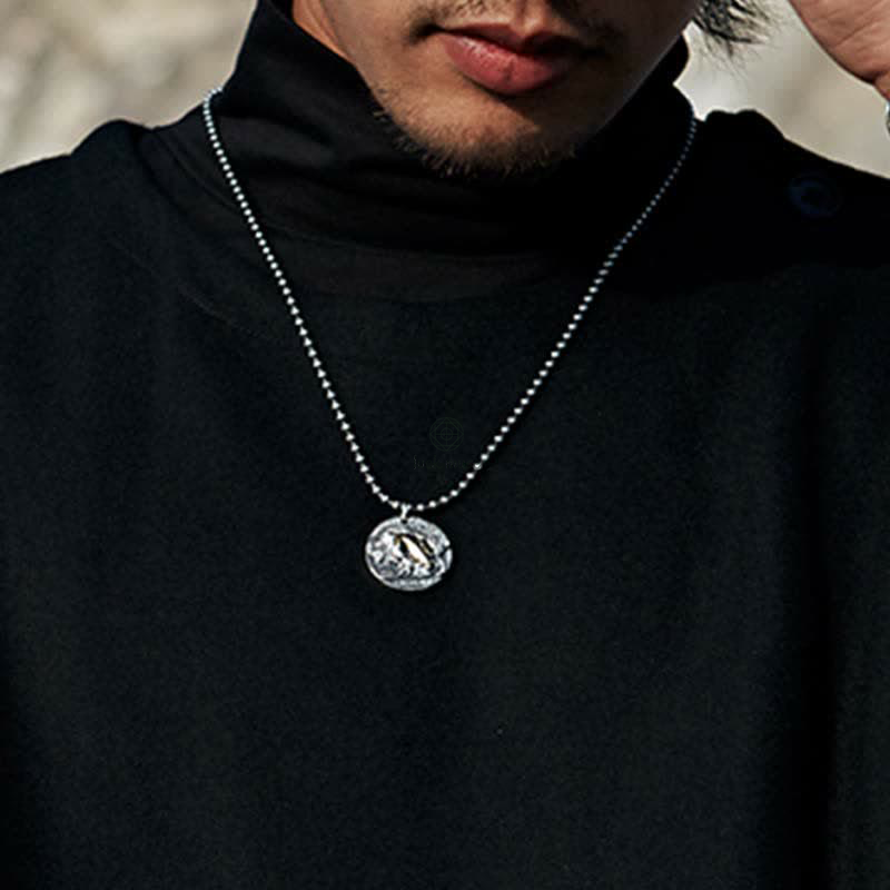 925 Sterling Silver Koi Fish Luck Success Necklace Pendant by Luck Muse Shop - Image 2