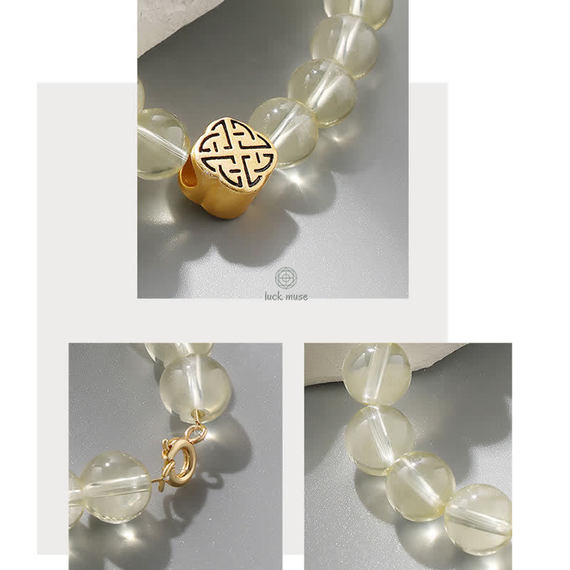 Luck Muse Citrine Prosperity Bracelet in 925 Sterling Silver - Image 7
