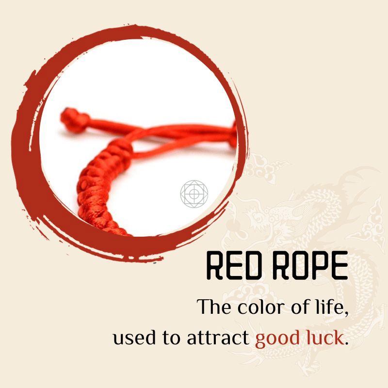 Double Pixiu Ingot Bracelet with Lucky Red Rope - Image 5