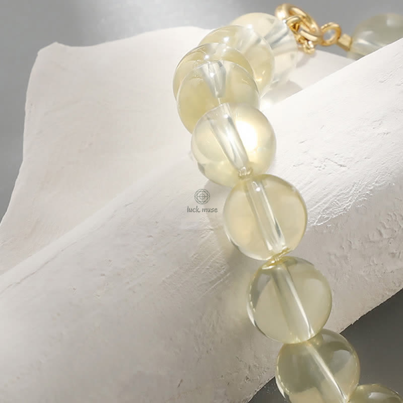 Luck Muse Citrine Prosperity Bracelet in 925 Sterling Silver - Image 5