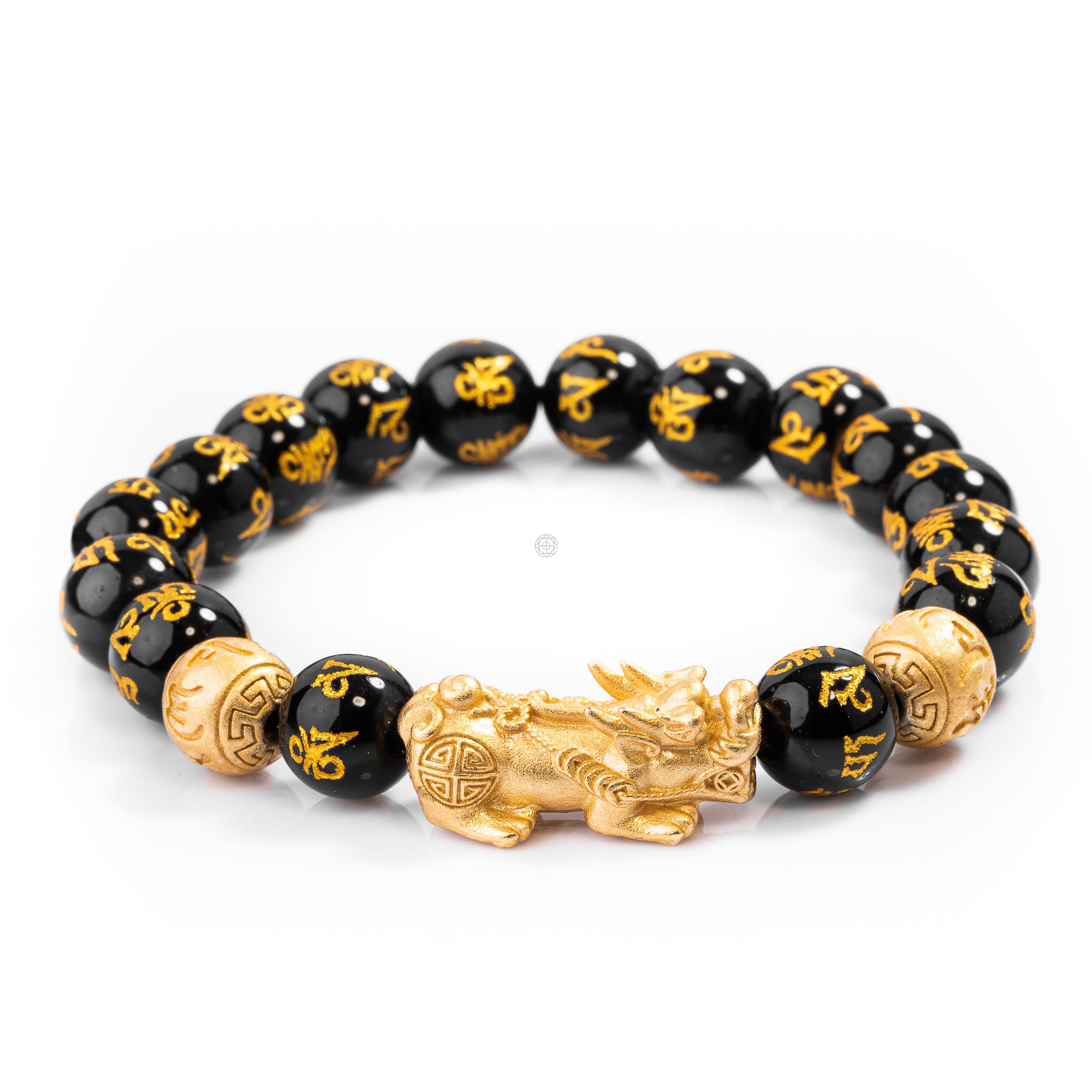 Feng Shui Pixiu Black Obsidian Wealth Bracelet - Image 5