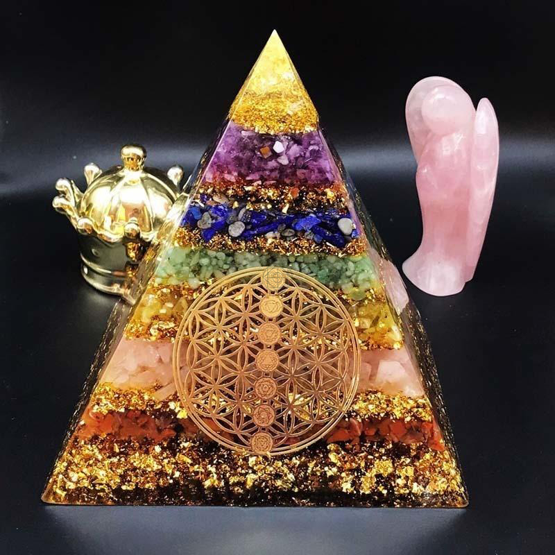 Seven Chakra Energy Healing Orgone Pyramid - Image 5