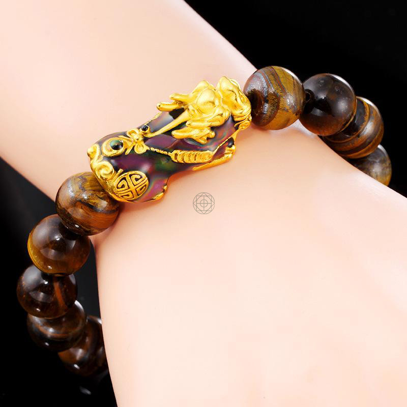 Tiger Eye Pixiu Wealth Bracelet - Image 3