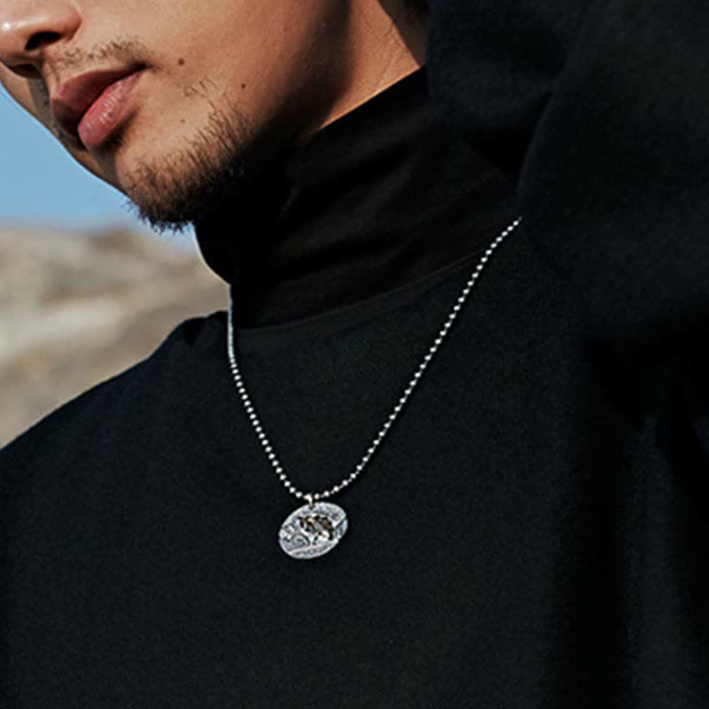 925 Sterling Silver Koi Fish Luck Success Necklace Pendant by Luck Muse Shop