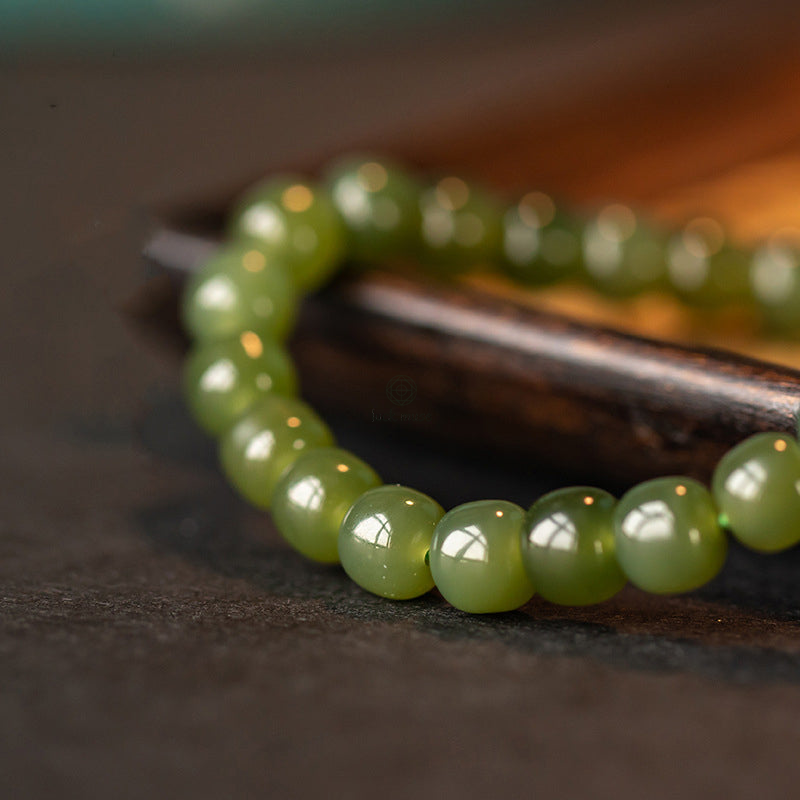 925 Sterling Silver Jade Butterfly Prosperity and Abundance Bracelet - Image 4