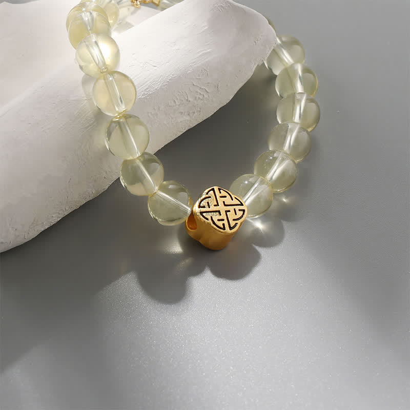 Luck Muse Citrine Prosperity Bracelet in 925 Sterling Silver - Image 4
