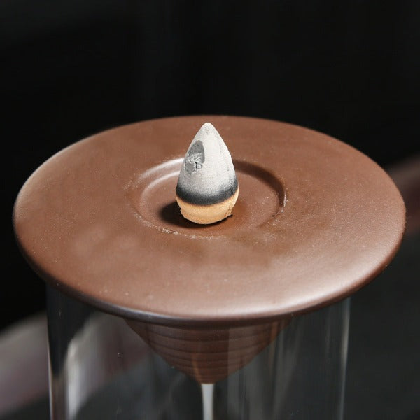 Enclosed Backflow Hourglass Incense Burner - Image 4