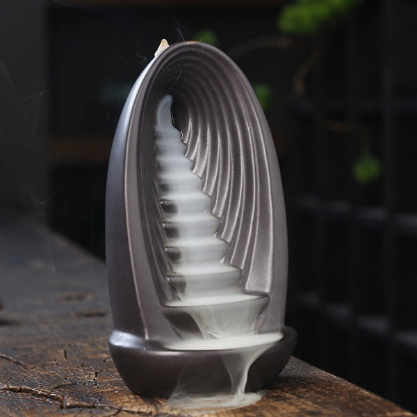 Flowing Waterfall Backflow Incense Holder - Image 3