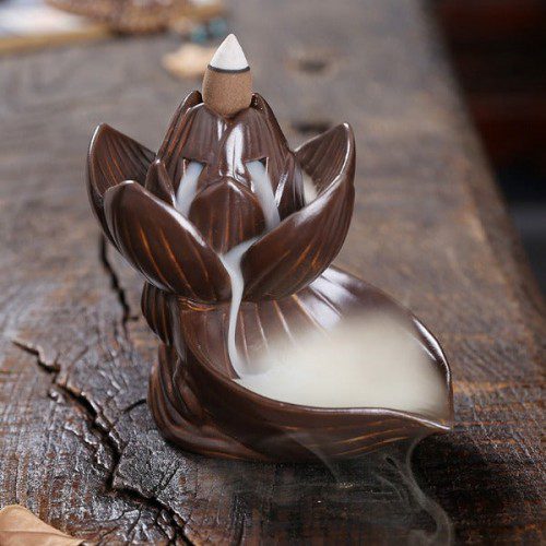 Exquisite Lotus Blossom Incense Holder