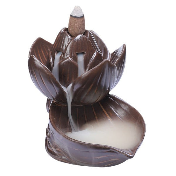 Exquisite Lotus Blossom Incense Holder - Image 7