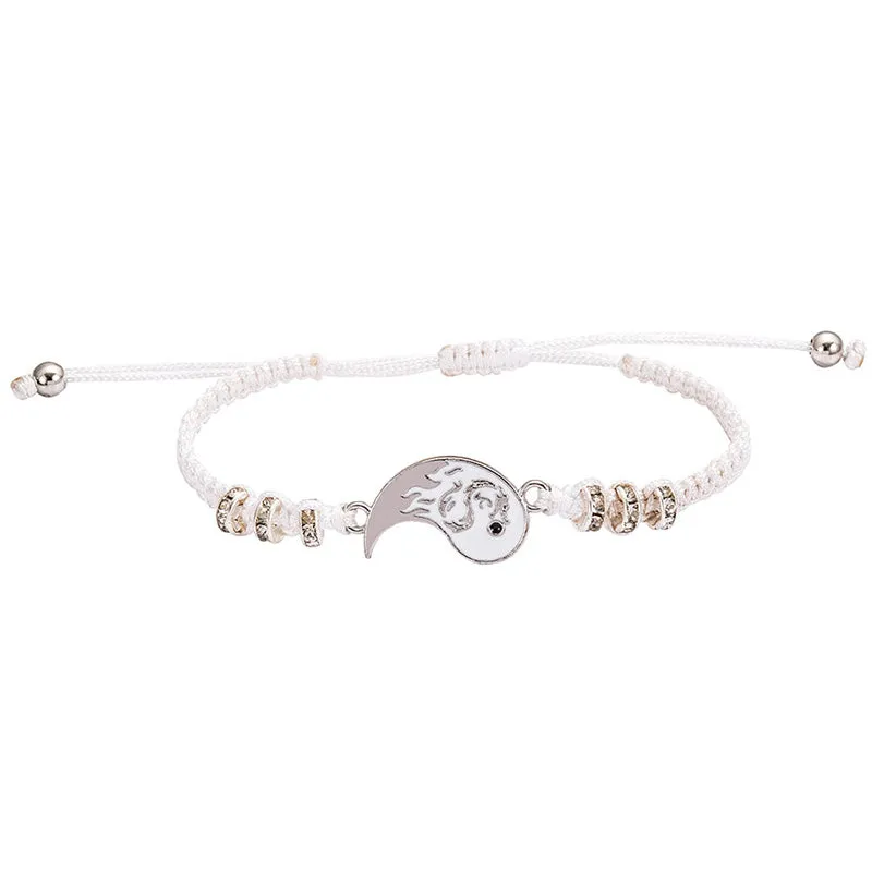 Luck Muse Yin Yang Dragon Couple Bracelet Set - Image 3
