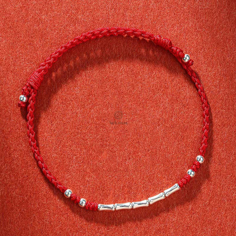Tibetan Handmade Multicolored Bamboo Braided Bracelet with Luck Muse Protection - Image 12