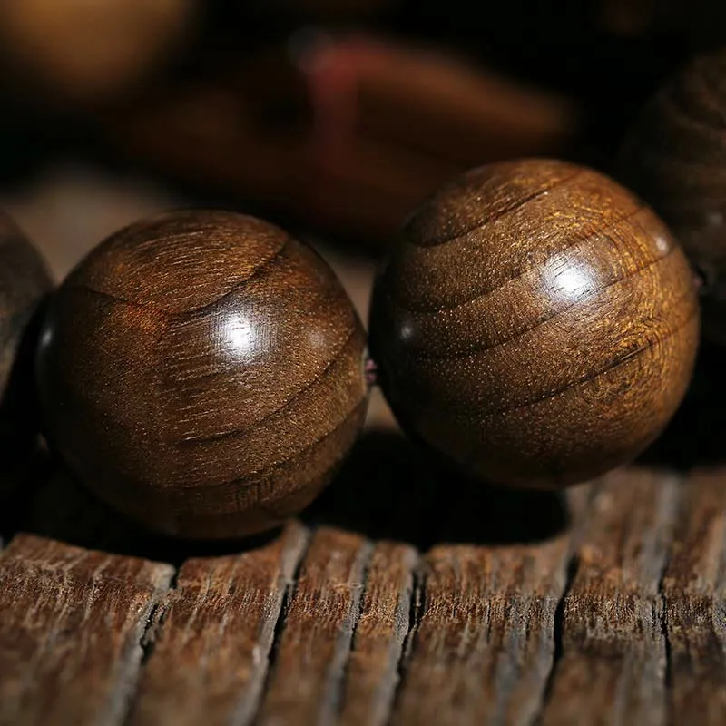 Rare Phoebe Zhennan Wood Blessing Bracelet - Image 9