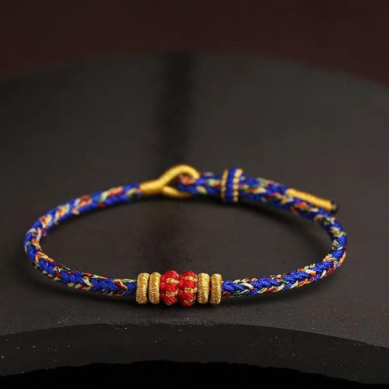 King Kong Knot Luck Bracelet - Handmade Colorful Rope with Luck Muse - Image 13