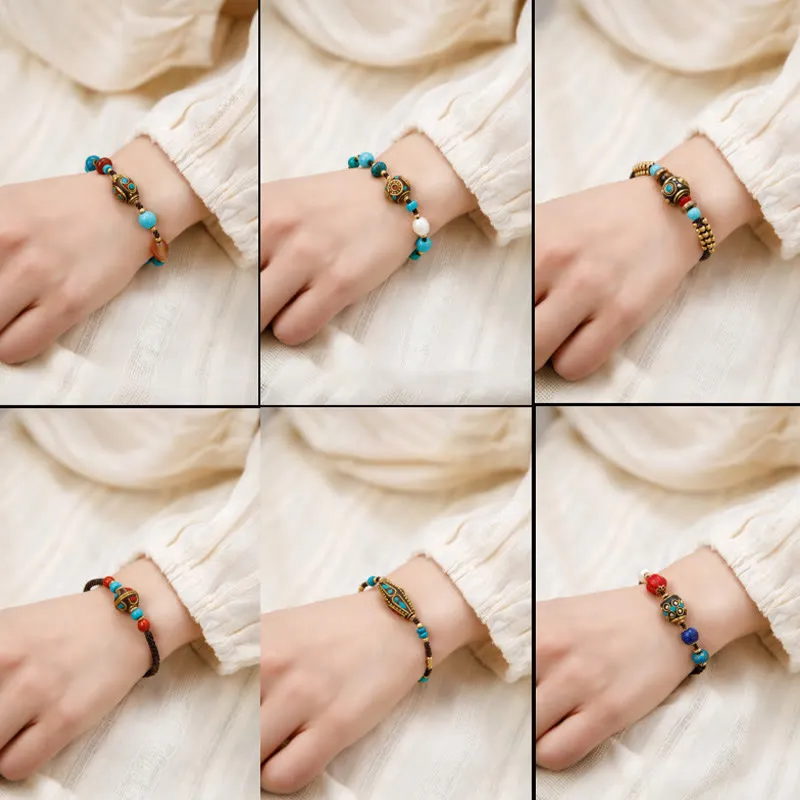 Tibetan Turquoise Buddha Bracelet for Protection and Strength - Image 13