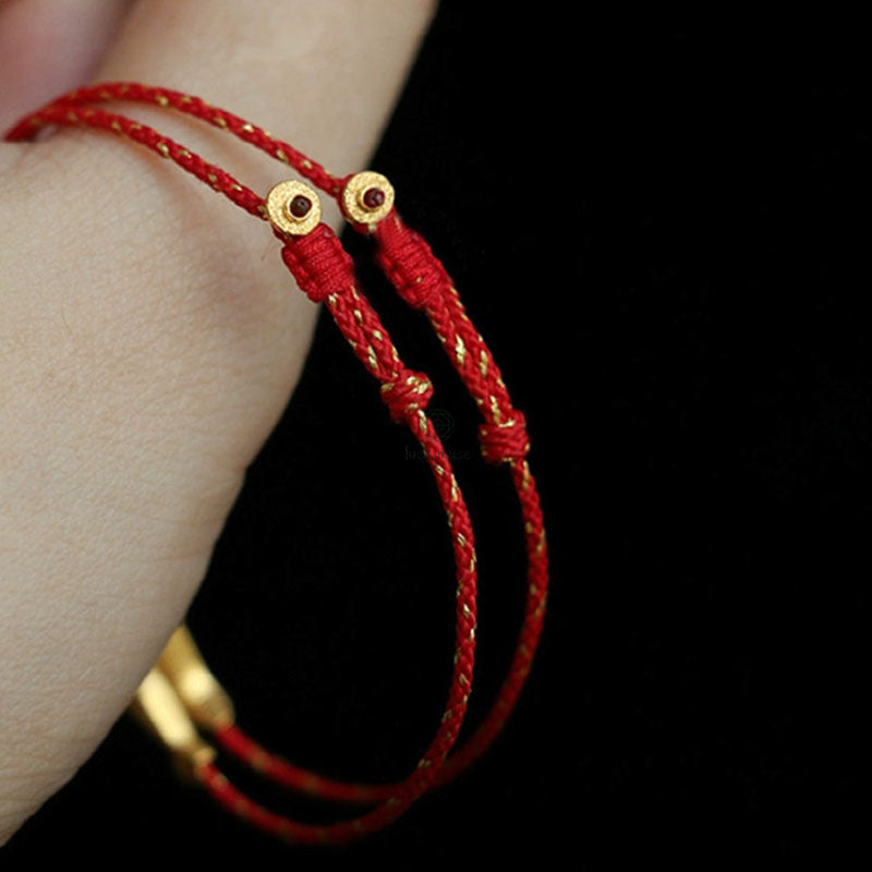 Braided Koi Fish Luck Wealth Bracelet with 14K Gold Plating by Luck Muse Shop - Image 5