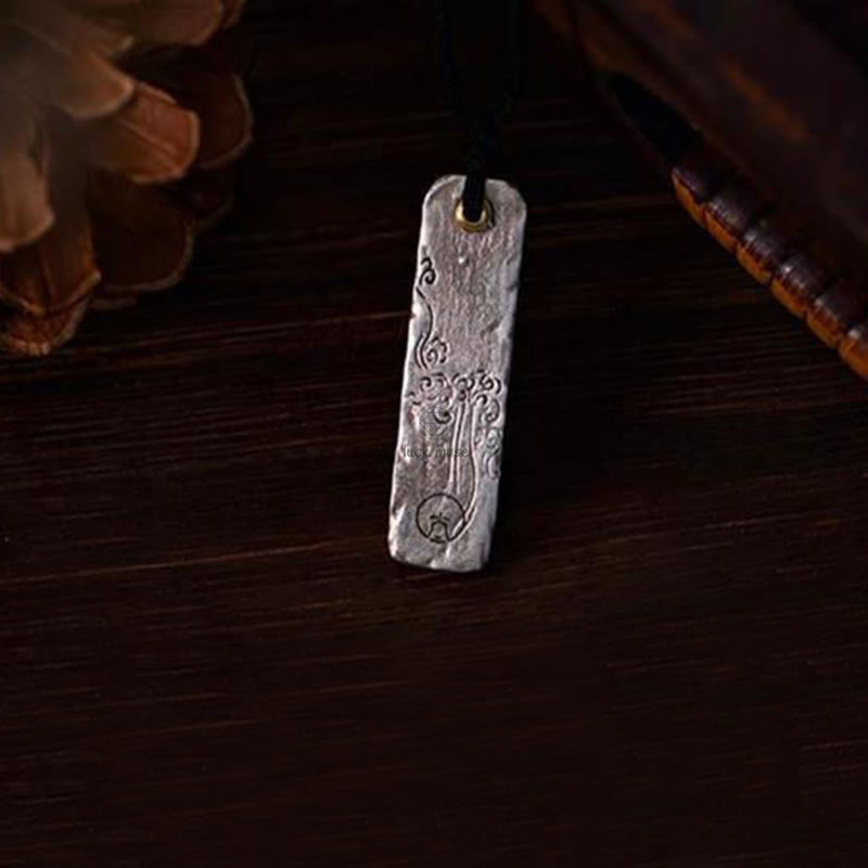 Luck Muse Chinese Character Copper Coin Necklace for Wealth and Fortune - Image 6