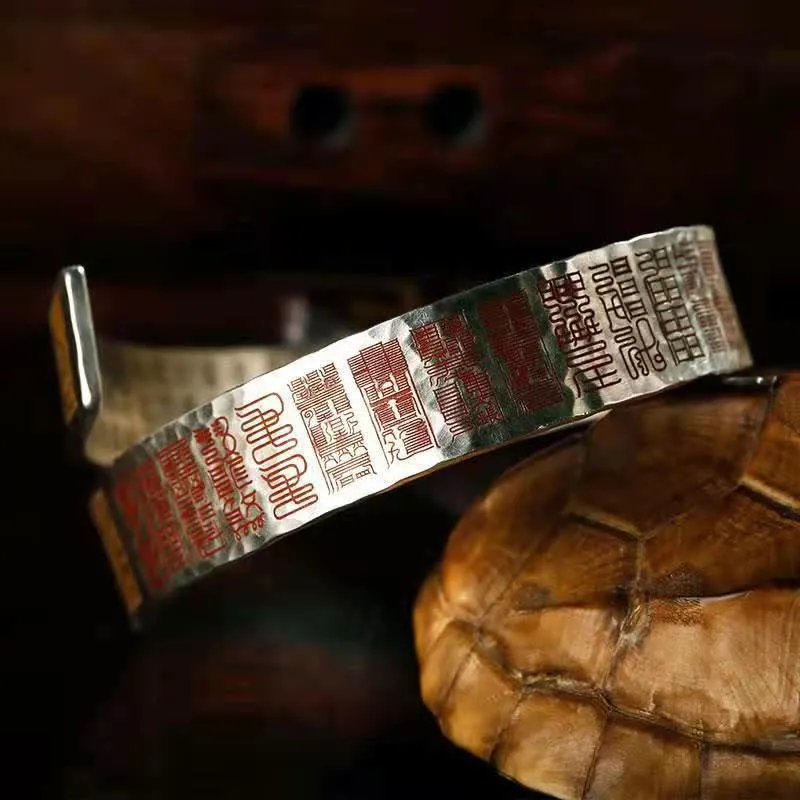 Luck Muse Copper Balance Healing Cuff Bracelet - Image 3
