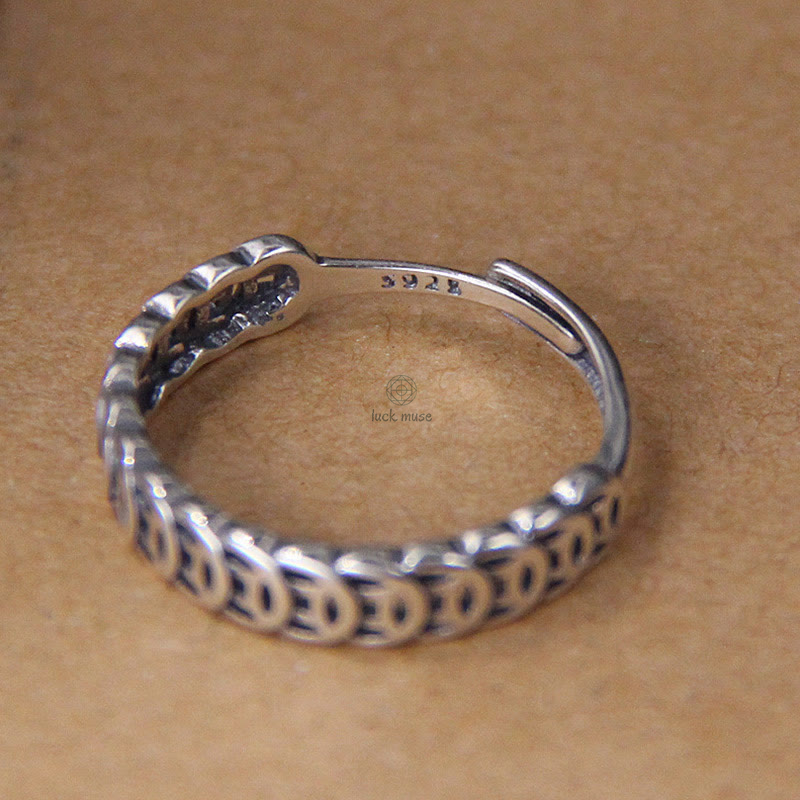 Vintage Copper Coin Luck Ring - Image 9