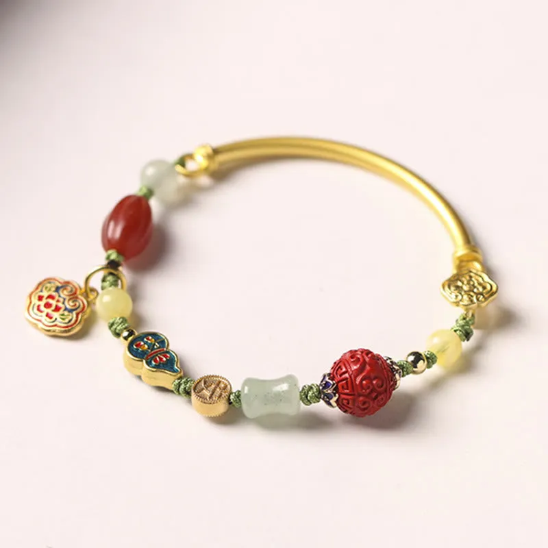 Tibetan Auspicious Clouds Bracelet for Fortune, Happiness, Wealth, and Luck - Image 3