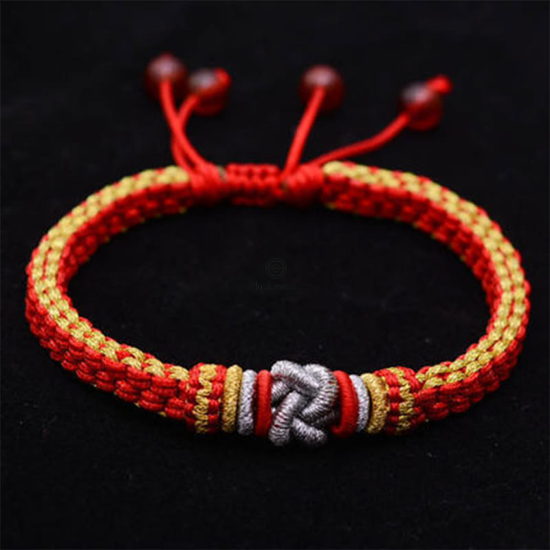 Colorful Rope Lucky Luck Muse Handmade Bracelet with True Love Knot - Image 16