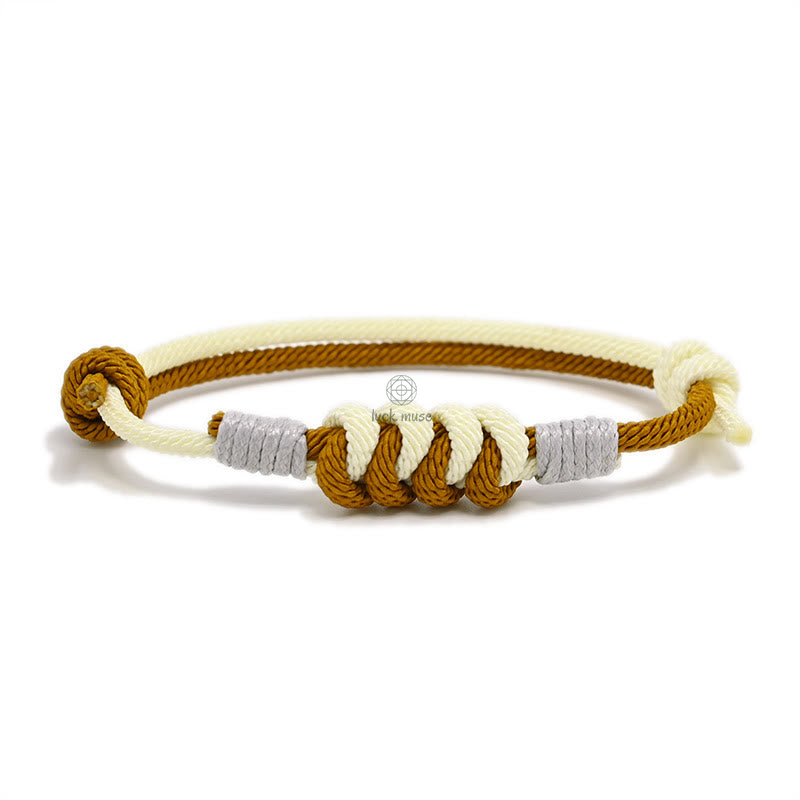 Samsara Knot Strength Reincarnation Knot Braid String Bracelet with Simple Design - Image 6