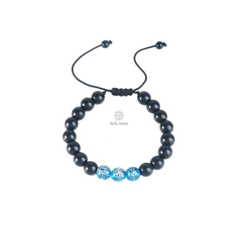 Black Obsidian Glowstone Strength Bracelet - Image 15