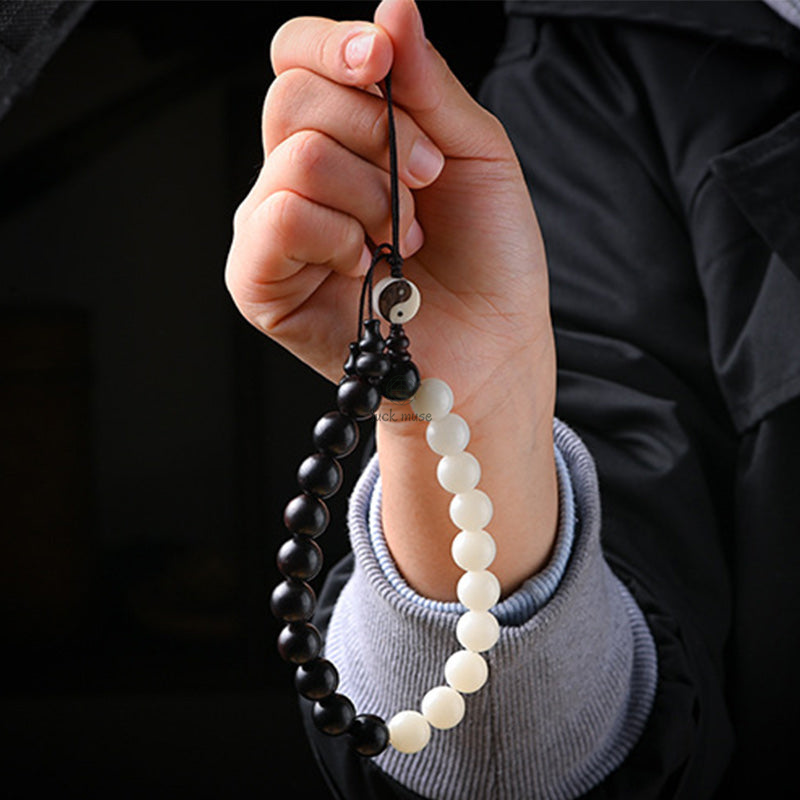 Luck Muse Ebony YinYang Protection Bracelet - Decorative Piece - Image 7