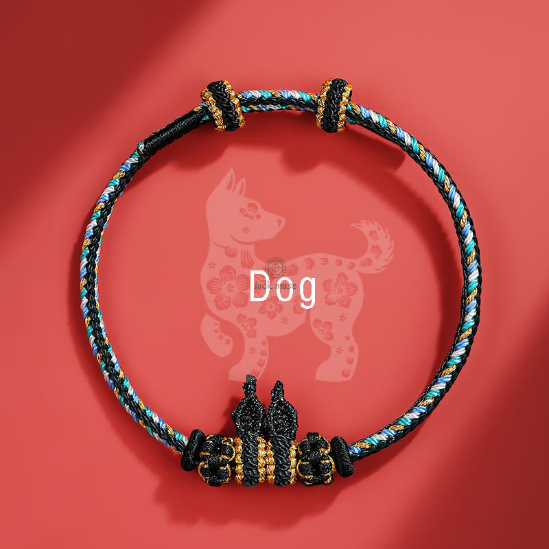 Braided Bracelet: Handmade Year of the Dragon Chinese Zodiac Luck Luck Muse - Image 22