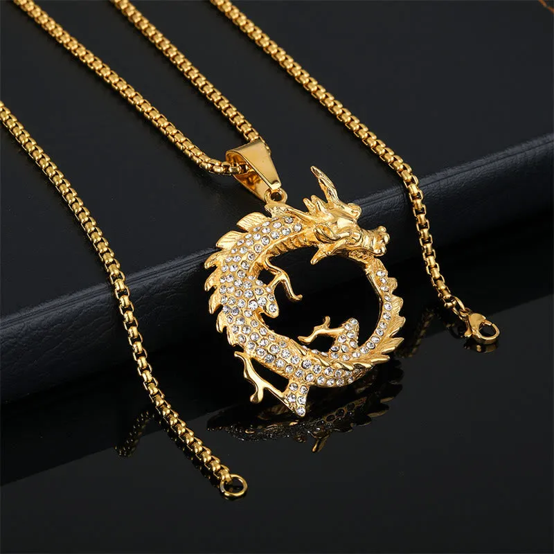 Chinese Zodiac Dragon Success Pendant Necklace Crafted with Luck Muse - Image 3