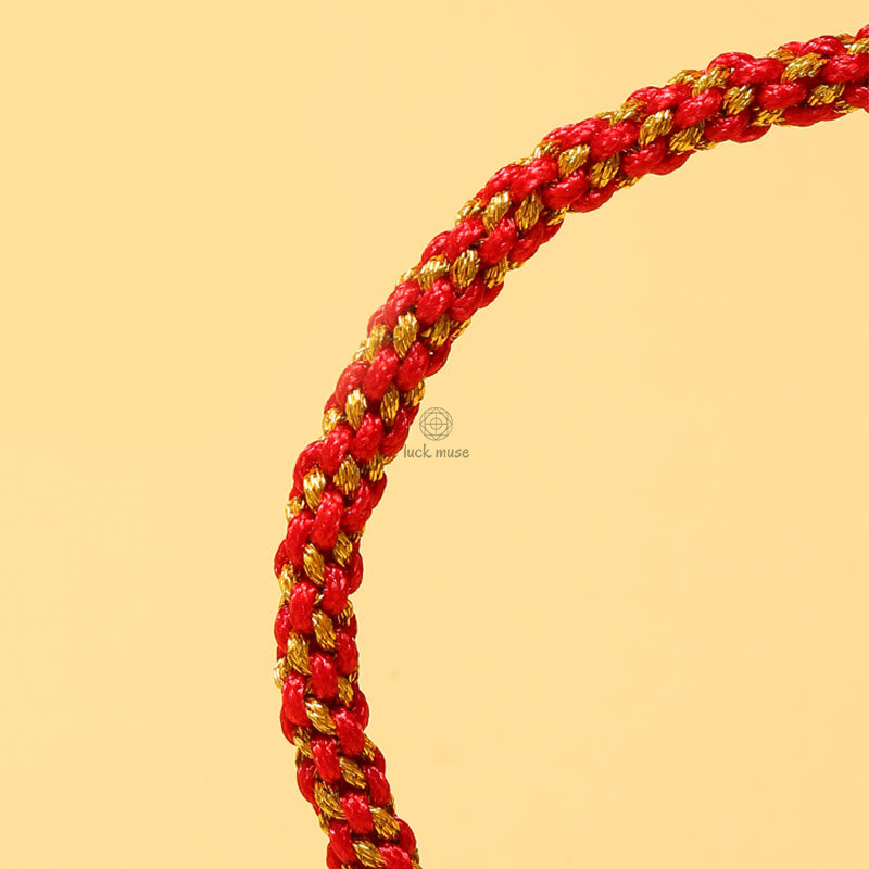 Handmade Natural Stone Bracelet with Red Agate, Amethyst, Rutilated Quartz, Pink Crystal Beads - Image 6