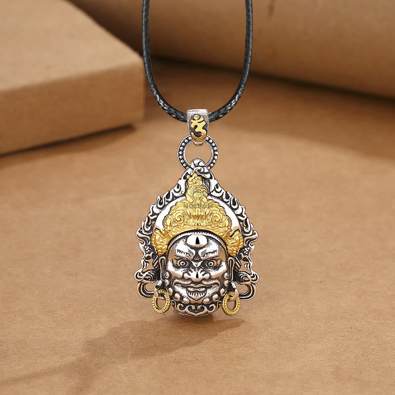 Yellow God of Wealth Luck Muse Amulet Copper Luck Necklace Pendant - Image 9