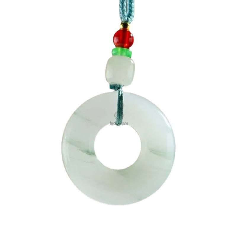Natural Jade Luck Muse Prosperity Necklace Pendant - Image 12
