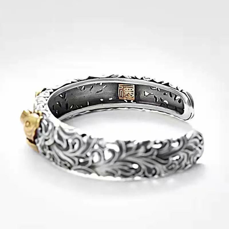 Prosperity Wealth Bracelet with Koi Fish Grass Pattern by Luck Muse Shop - Image 5
