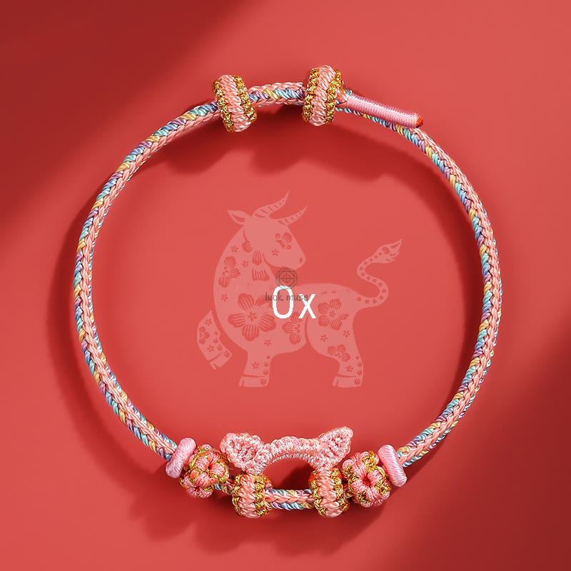 Braided Bracelet: Handmade Year of the Dragon Chinese Zodiac Luck Luck Muse - Image 14