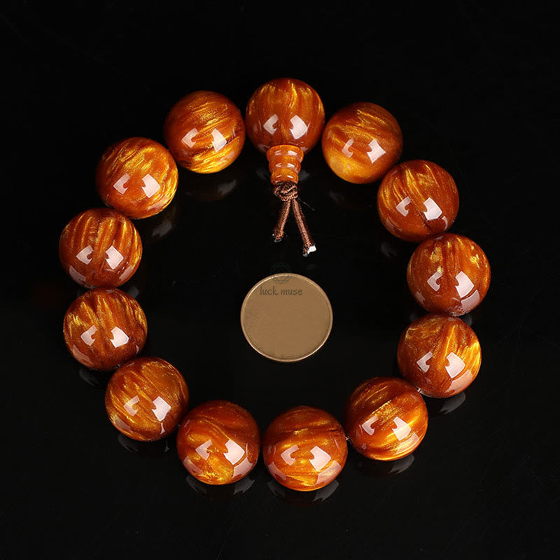 Luck Muse Golden Sea Willow Bracelet for Success and Positivity - Image 10