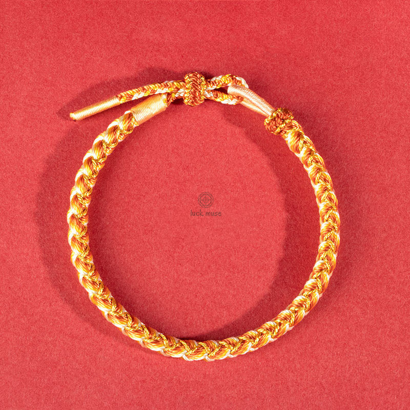 Luck Muse Dragon Scale Protection Handmade Rope Bracelet - Image 11