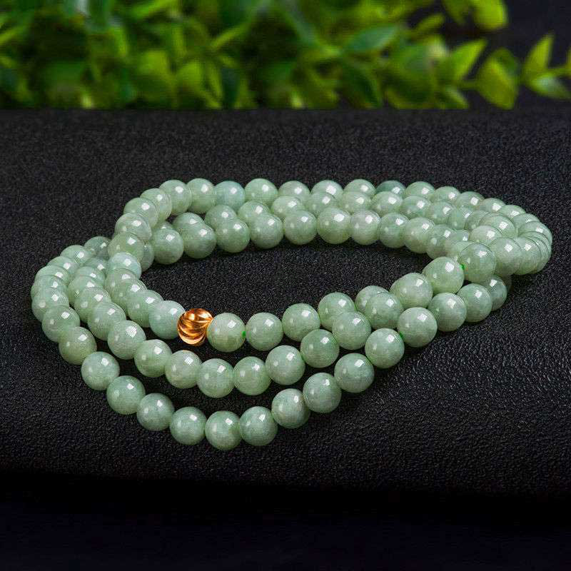 Jade Luck 108 Beads Bracelet Mala Necklace - Image 7
