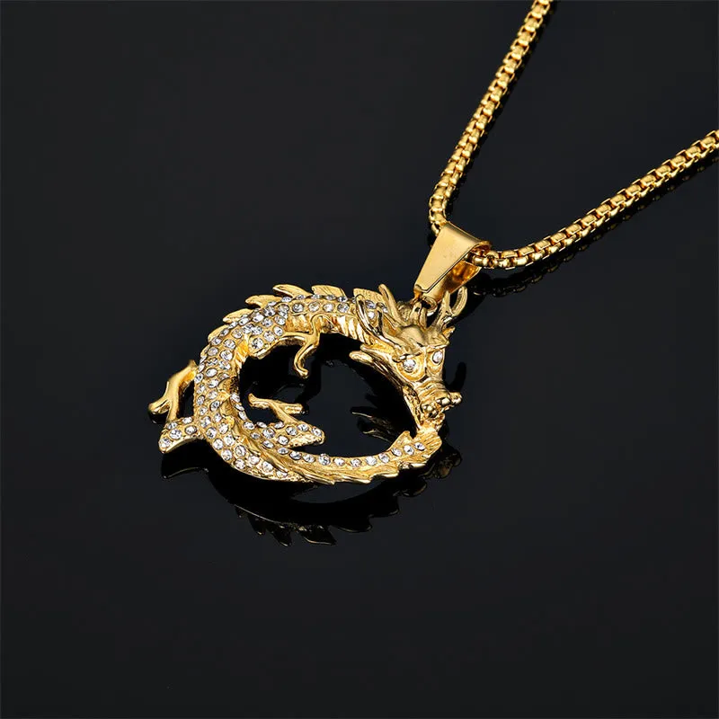 Chinese Zodiac Dragon Success Pendant Necklace Crafted with Luck Muse - Image 4
