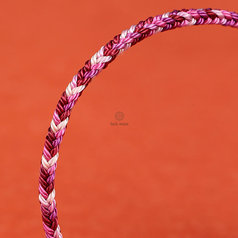 Dunhuang Colorful Rope Luck Muse Protection Bracelet - Image 8