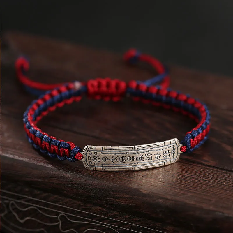 Luck Muse Sterling Silver Peace Amulet Bracelet for Protection - Image 2