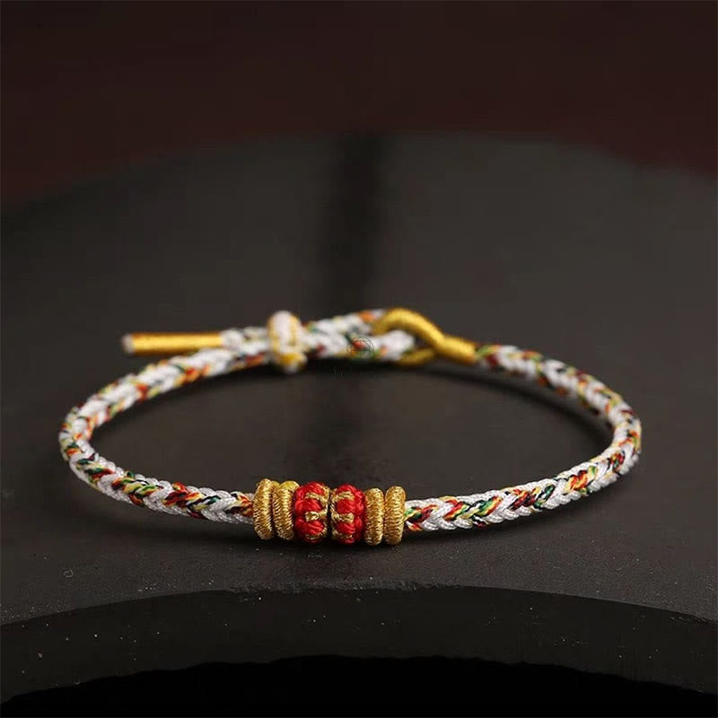King Kong Knot Luck Bracelet - Handmade Colorful Rope with Luck Muse - Image 16