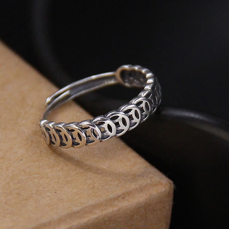 Vintage Copper Coin Luck Ring - Image 3