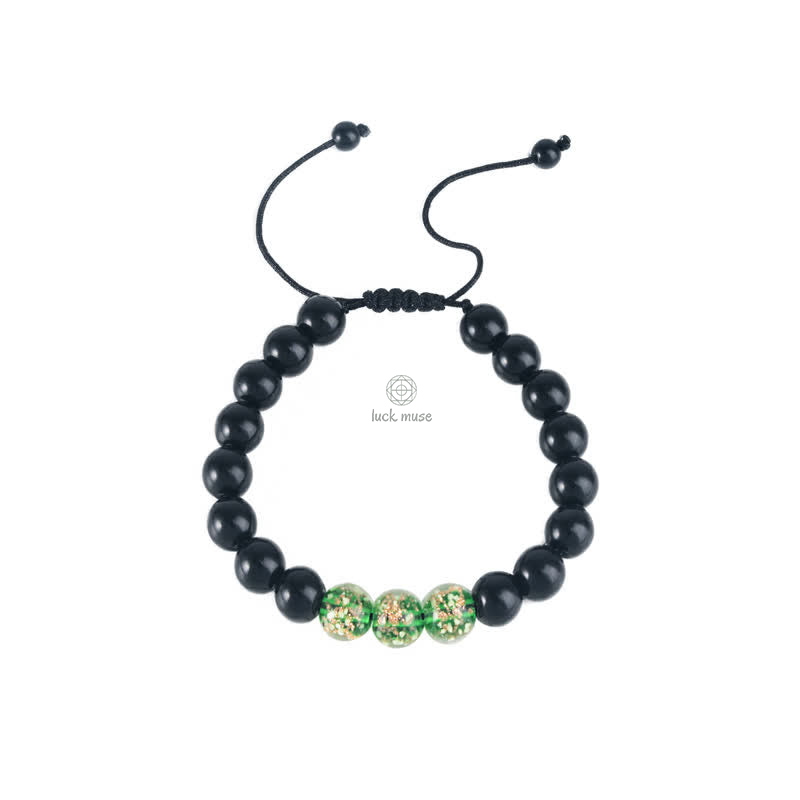 Black Obsidian Glowstone Strength Bracelet - Image 5