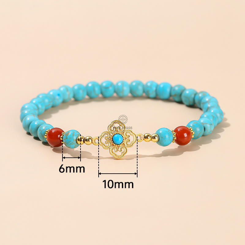 Buddha Turquoise Bead Balance Bracelet for Protection - Image 11