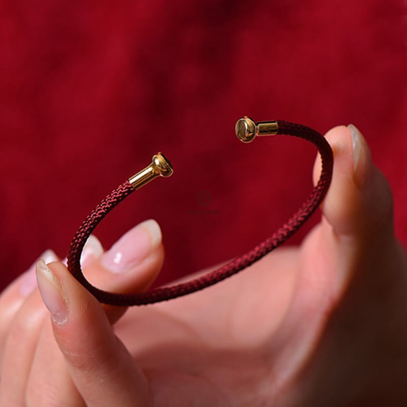 Luck Muse Handmade Luck Braid Cuff Bracelet - Image 12