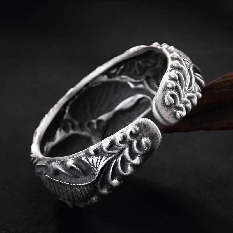 Koi Fish Lotus Luck Wealth Bracelet - Luck Muse Jewelry - Image 4