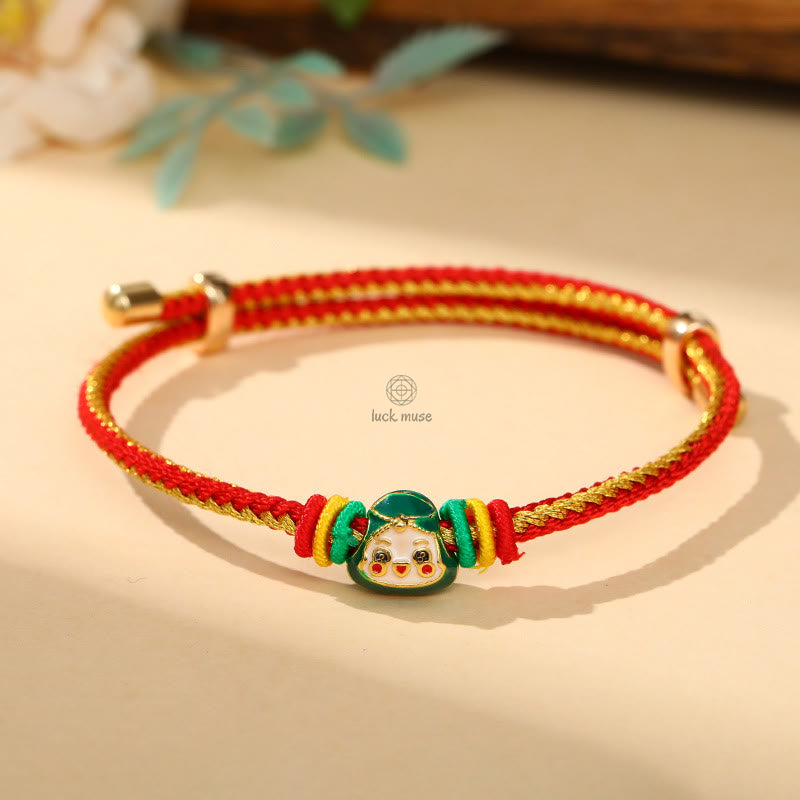 Colorful Zongzi Pattern Luck Muse Bracelet - Handmade Luck Bracelet for Children and Adults - Image 16