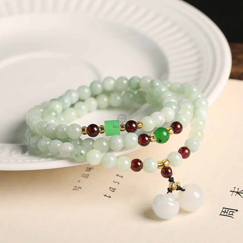Naturally Abundant Pixiu Jade Buddha Bracelet - Image 4